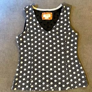 Polka Dot Sleeveless Top by Anthropologie